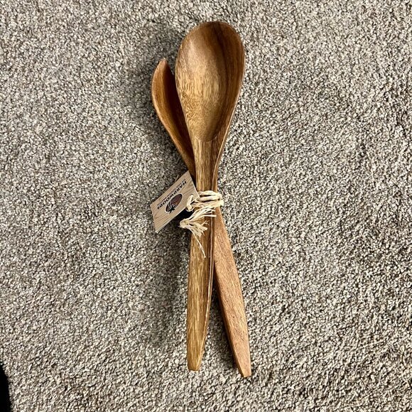 NWT - Wooden salad fork / spoon - Hawaii - Picture 2 of 3